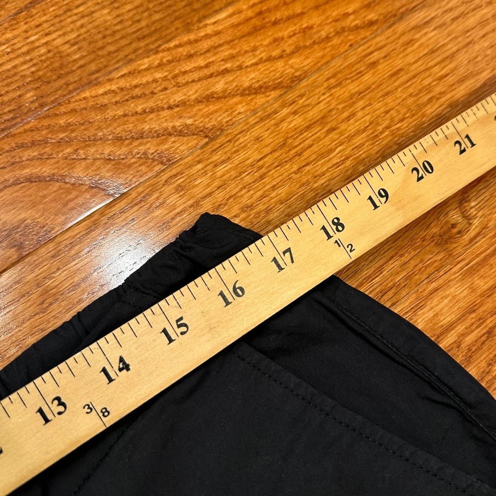 GAP Cargo Pants Mens Large 29" Black Paratrooper Baggy Street Y2K Elastic Waist - Picture 12 of 16